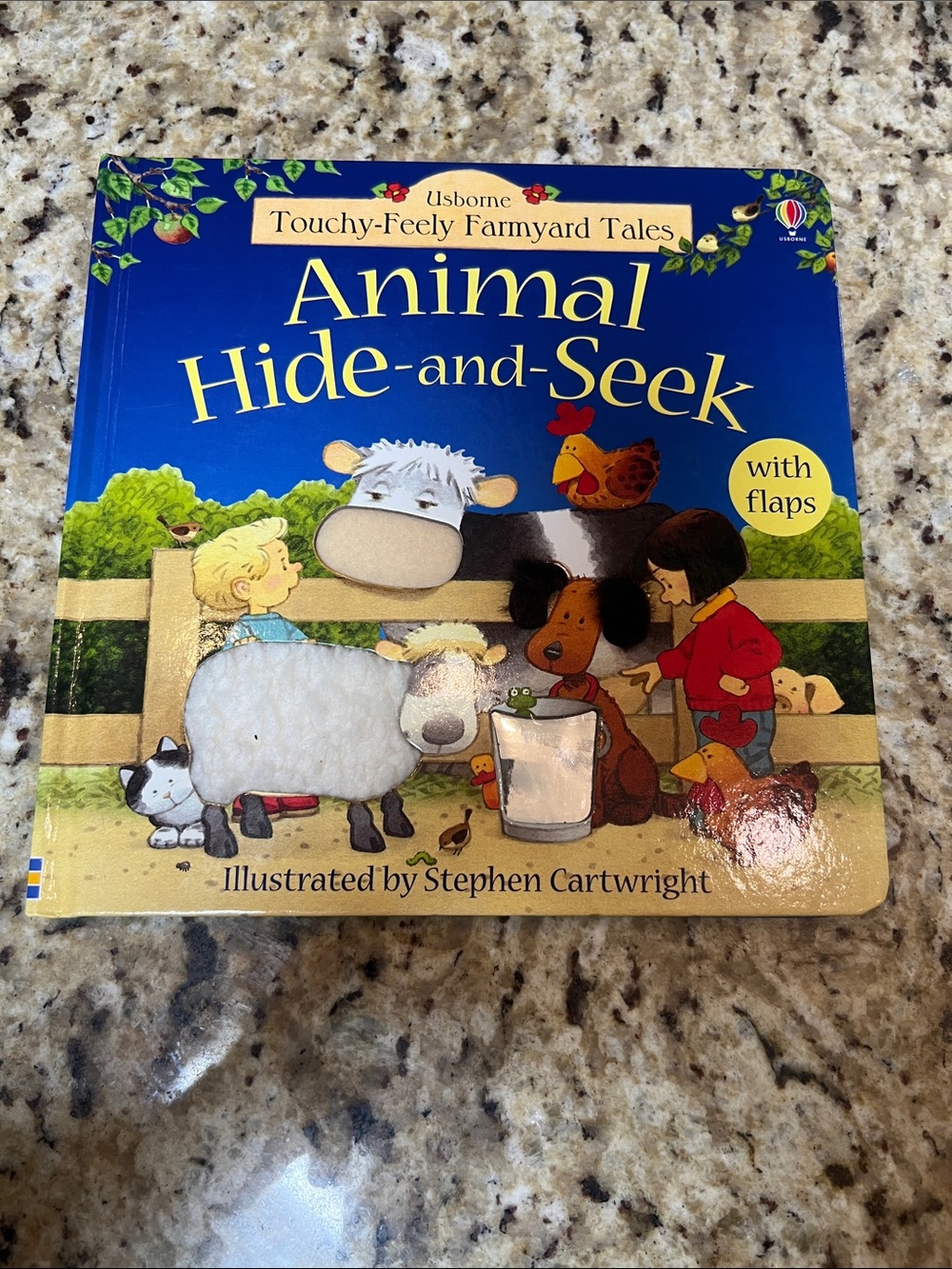 Usborne Animal Hide-and-Seek Touchy-Feely Farmyard Tales